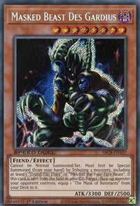 Bête Masquée Dés Gardius (Secrète) [SBCB-EN107] Secret Rare
