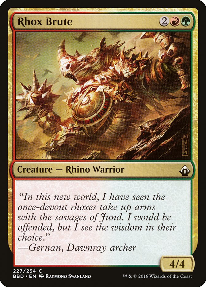 Brute de Rhox [Battlebond]