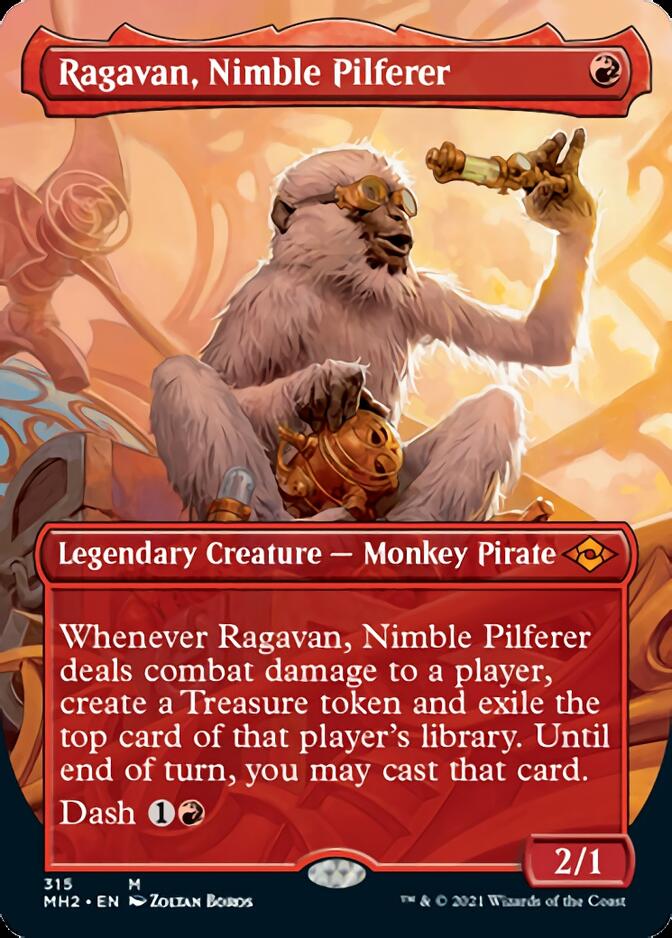 Ragavan, Voleur de ruse (Illustration alternative sans bordure) [Horizons du modern 2]
