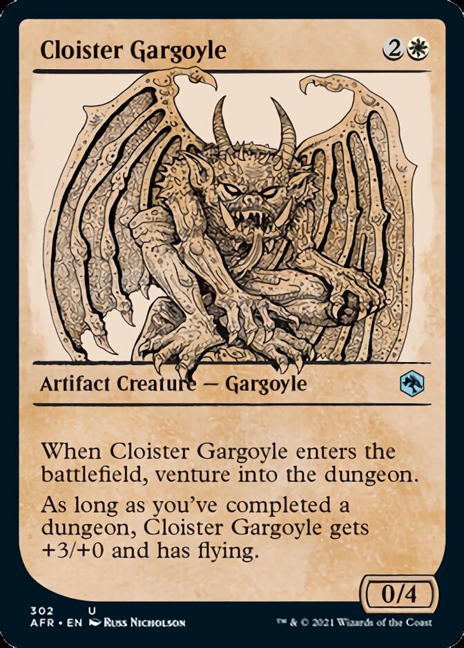 Gargouille de cloître (Présentoir) [Dungeons & Dragons : Adventures in the Forgotten Realms]