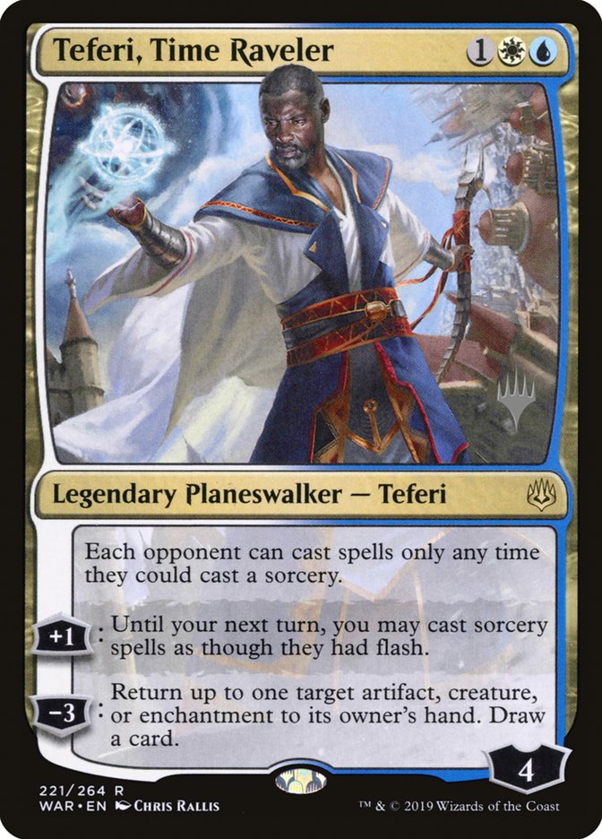 Teferi, Manipulador del Tiempo (Paquete de Promoción) [Promos de La Guerra de la Chispa]