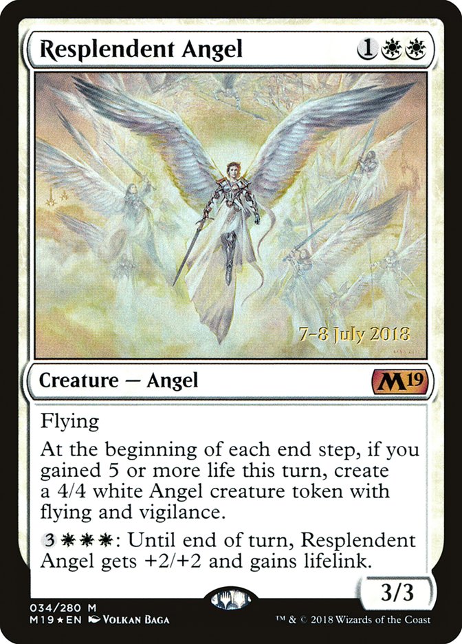 Ange resplendissant [Cartes promos d'avant-première de l'Édition de base 2019]