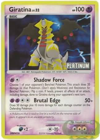 Giratina (4/146) [Promos Burger King : Collection 2009]