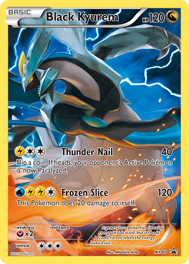 Kyurem Noir (XY80) (Promo Full Art) [XY: Promo Black Star]