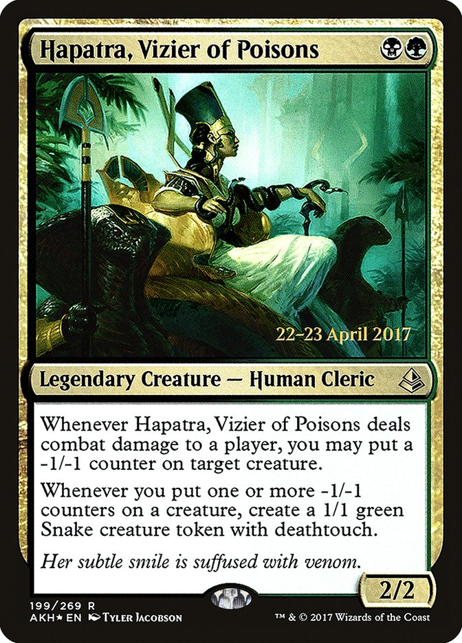 Hapatra, visir de los venenos [Cartas promocionales de la presentación de Amonkhet]