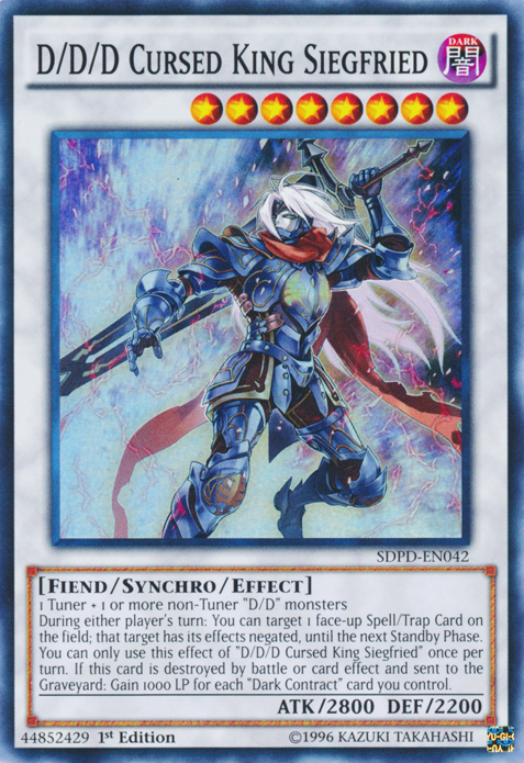 Roi Maudit D/D/D Siegfried [SDPD-EN042] Super Rare