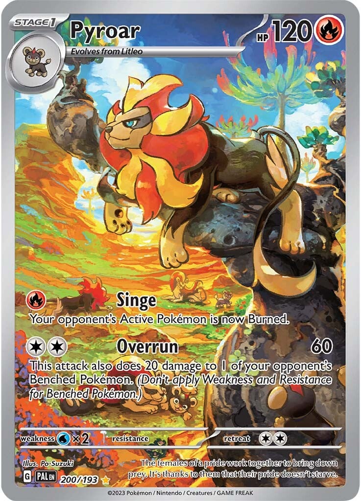 Pyroar (200/193) [Escarlata y Púrpura: Evolución en Paldea]