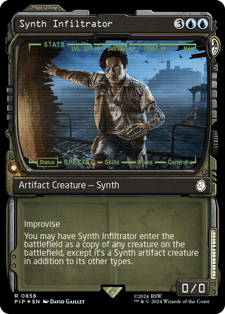 Infiltrateur Synthétique (Présentoir) (Feuilleté foudre) [Fallout]