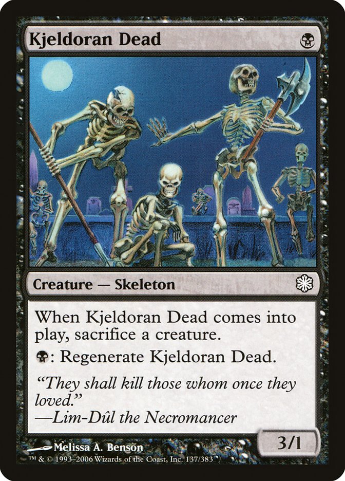 Morts kjeldorans [Decks à thème Coldsnap]