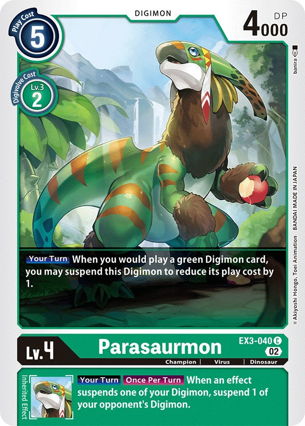 Parasaurmon [EX3-040] [Rugido Dracónico]
