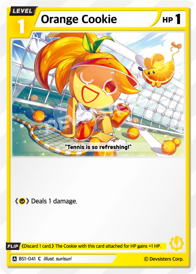 Image for Orange Cookie (BS1-041) (BS1) - CookieRun: Braverse TCG