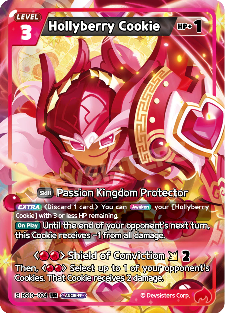 Image for Hollyberry Cookie (BS10-024) (BS10) - CookieRun: Braverse TCG