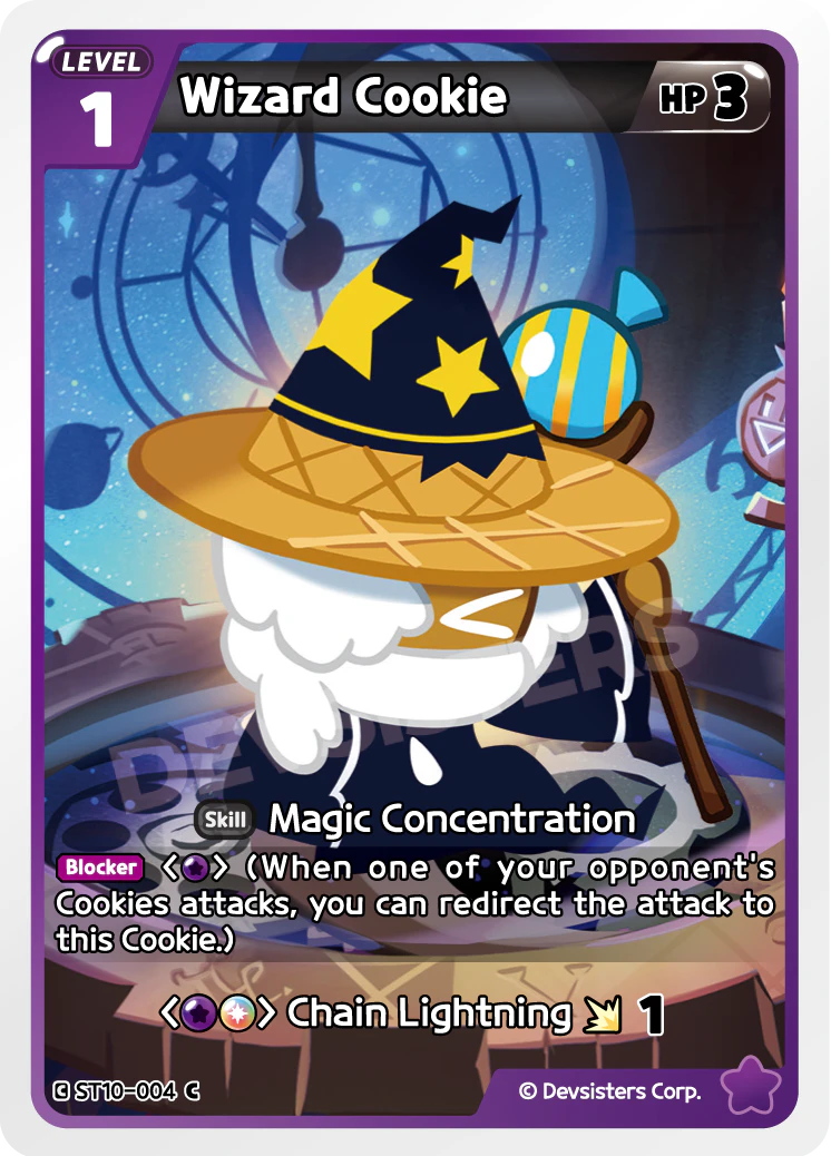 Image for Wizard Cookie (ST10-004) (ST10) - CookieRun: Braverse TCG