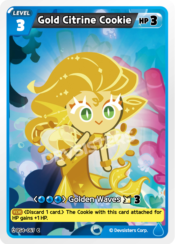 Image for Gold Citrine Cookie (BS4-067) (BS4) - CookieRun: Braverse TCG