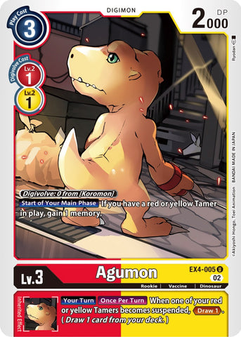 Agumon [EX4-005] [Booster de ser alternativo]