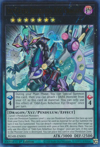 Dragon Xyz Rebelle aux Yeux Impairs [BLMR-FR005] Ultra Rare