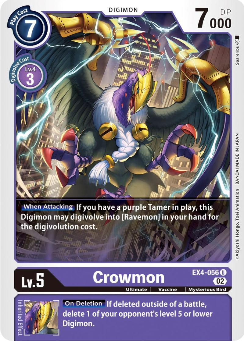 Crowmon [EX4-056] [Sobrecarga]