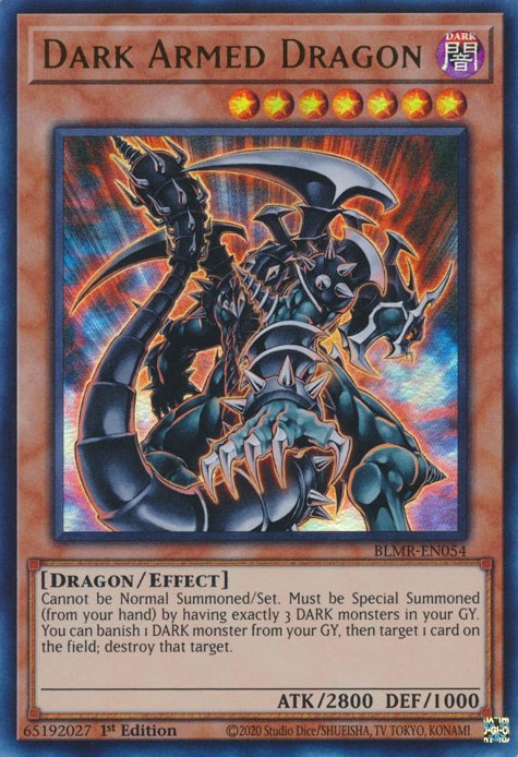 Dragón Armado Oscuro [BLMR-SP054] Ultra Rara