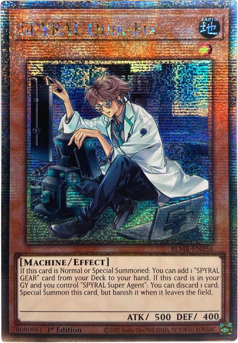 SPYRAL Accès Rapide [BLMR-FR056] Secret Rare du Quart de Siècle