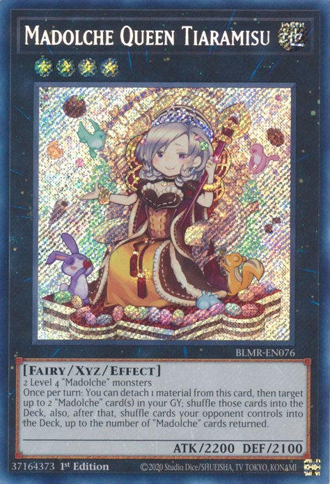 Madolche Queen Tiaramisu [BLMR-FR076] Secret Rare