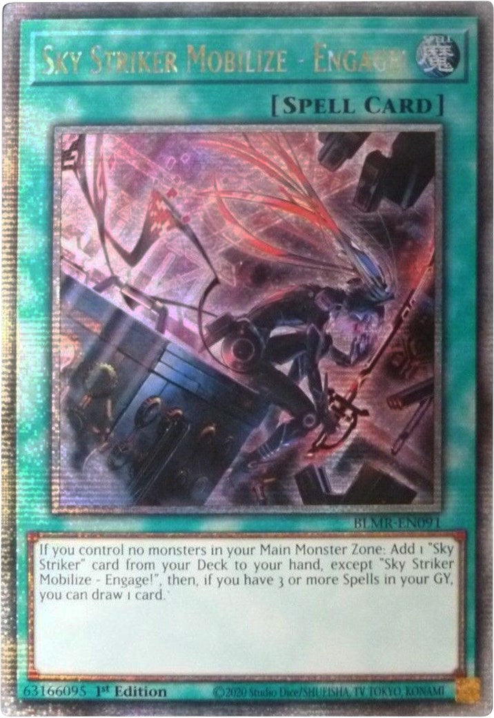 Attaque Ciel - Mobilisation - Engagement ! [BLMR-FR091] Quarter Century Secret Rare