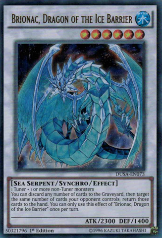 Brionac, dragón de la barrera de hielo [DUSA-EN073] Ultra Rara