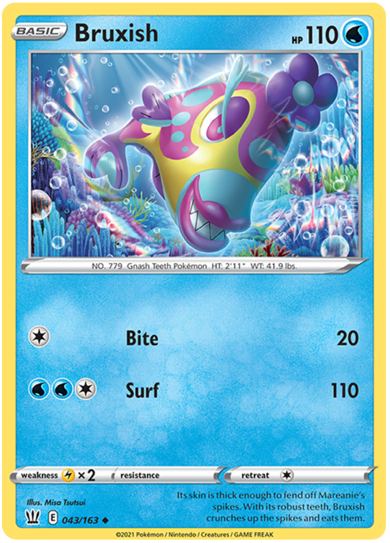 Bruxish (043/163) [Épée et Bouclier : Styles de Combat]