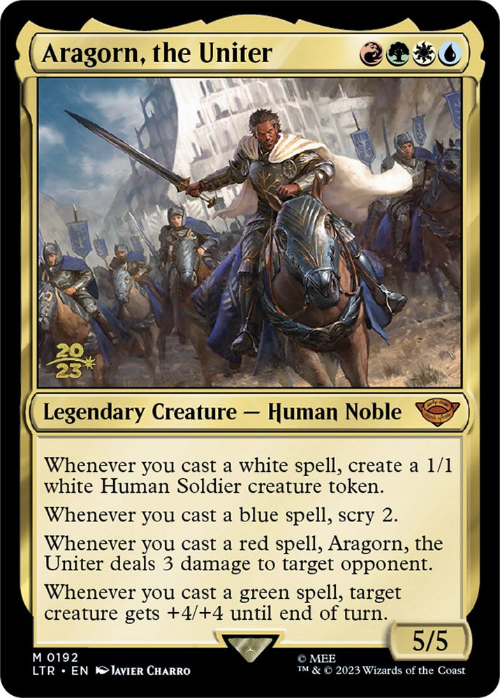 Aragorn, unificateur [Le Seigneur des Anneaux : Contes de la Terre du Milieu – Cartes promo d'avant-première]