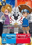 Matt Ishida y Tai Kamiya [EX4-061] (Arte Alternativo) [Booster de Seres Alternativos]