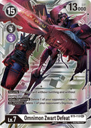 Omnimon Zwart Derrota [BT5-112] (Arte Alternativo Plateado) [Booster Ser Alternativo]