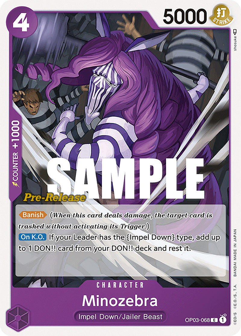 Minozebra [Cartas de Pre-Lanzamiento Pilares de Fuerza]