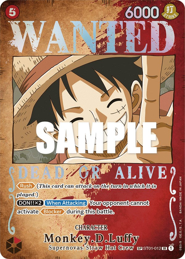 Monkey.D.Luffy (Cartel de Se Busca) [Pilares de Fuerza]