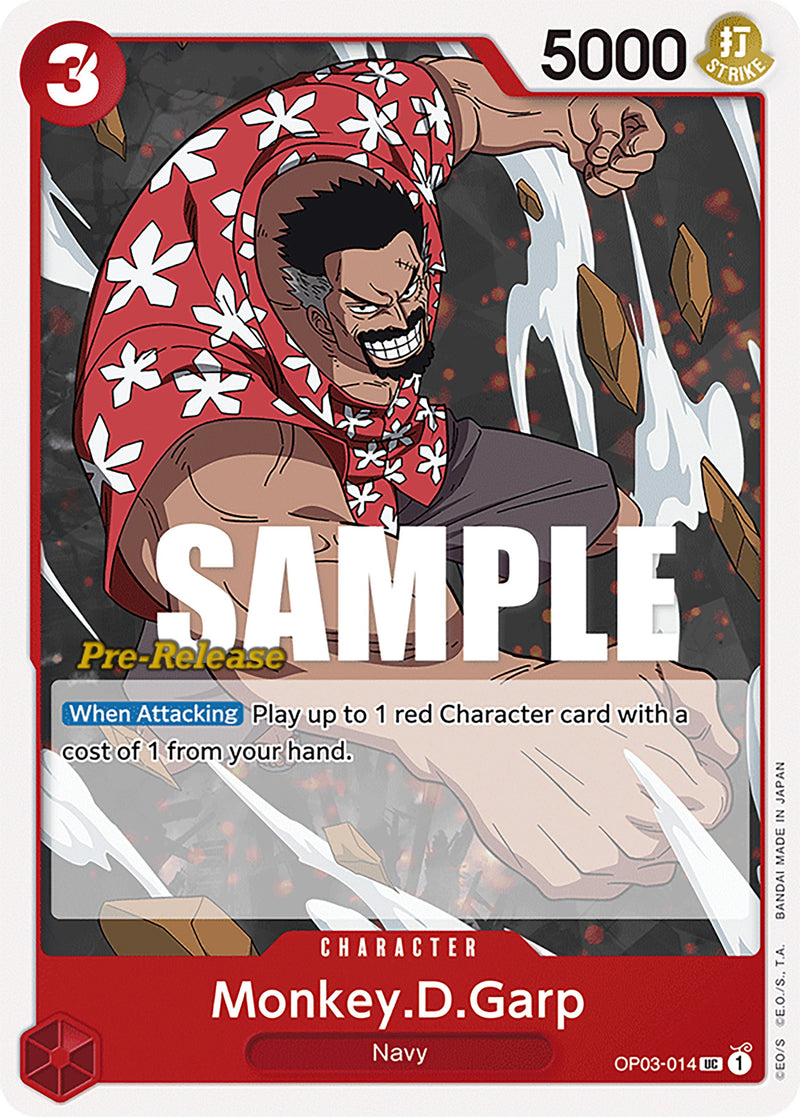 Monkey.D.Garp [Cartas de Pre-Lanzamiento de Pilares de Fuerza]