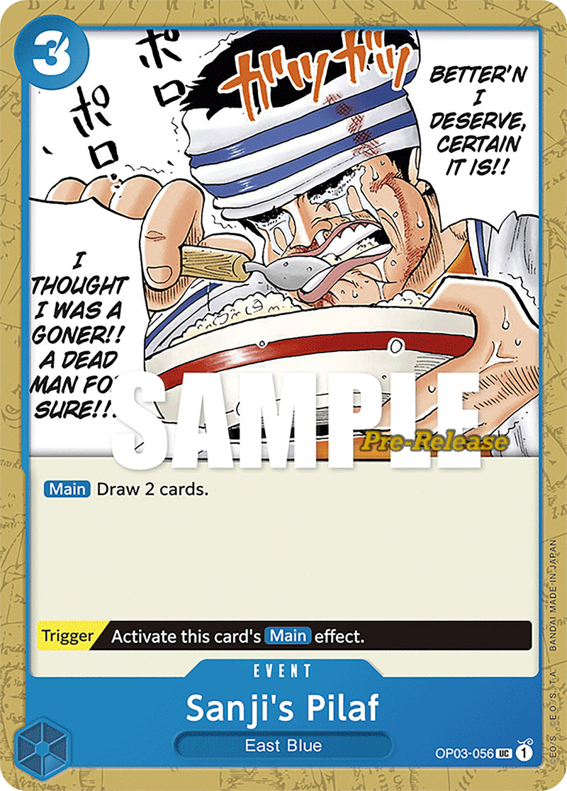 El Pilaf de Sanji [Cartas de Pre-lanzamiento de Pilares de Fuerza]
