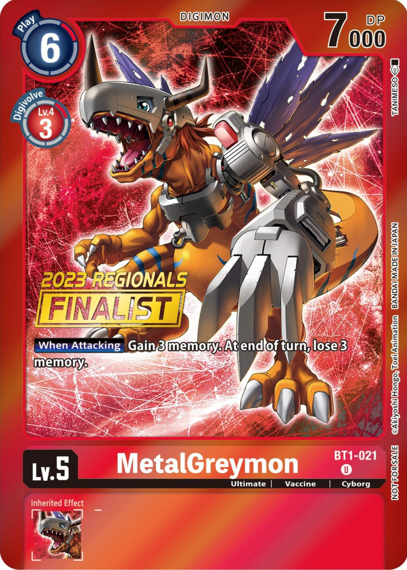 MetalGreymon [BT1-021] (Finalista de Regionales 2023) [Promos de la Edición Especial de Lanzamiento]