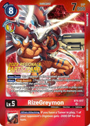 RizeGreymon [BT4-017] (Participante Regionales 2023) [Promocionales Gran Leyenda]