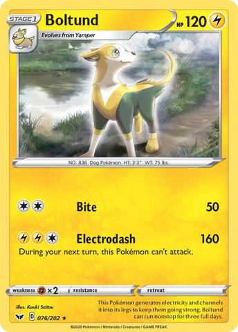 Fulgudog (076/202) (Exclusif aux decks à thème) [Épée et Bouclier : Set de Base]