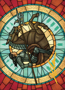 Tori D'Avenant, Carte d'art Cavalier furieux (signature estampillée or) [Série d'art Dominaria Uni]