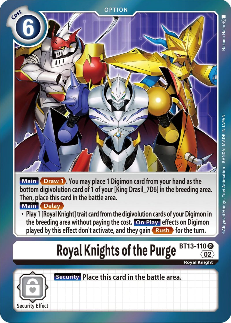 Caballeros Reales de la Purga [BT13-110] [Booster Versus Caballeros Reales]