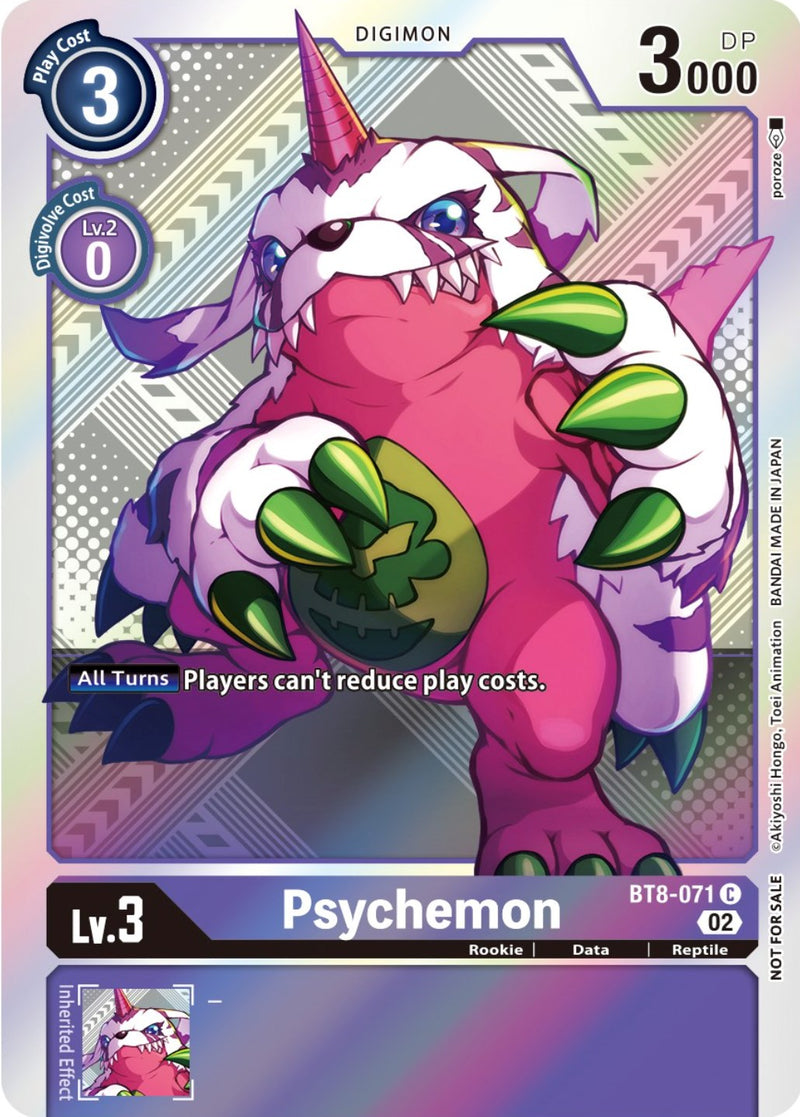 Psychemon [BT8-071] (Paquete de prelanzamiento de Versus Royal Knight Booster) [Nuevas promociones de New Awakening]