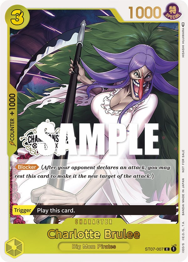 Charlotte Brulee (Paquete de participación del Campeonato de Tienda) [Cartas promocionales de One Piece]