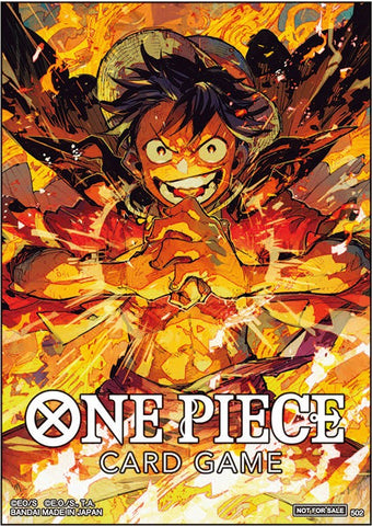 Bandai: 10 fundas para cartas - Monkey.D.Luffy (Participación en el Campeonato de Tienda)