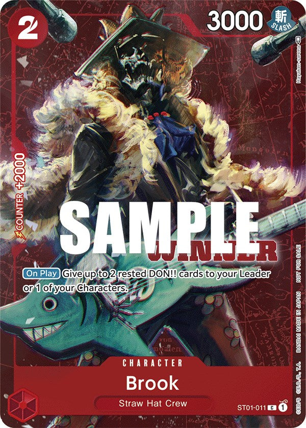 Brook (Paquete de Torneo Vol. 4) [Ganador] [Cartas Promocionales de One Piece]