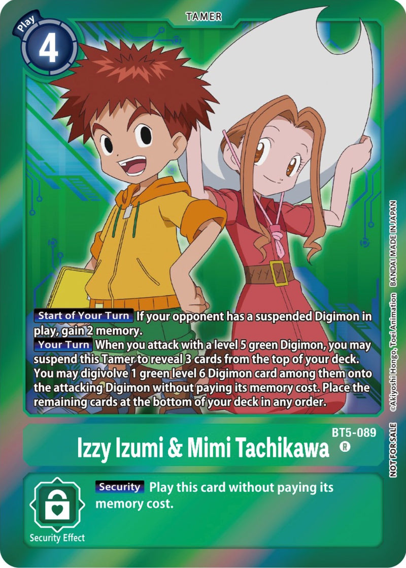 Izzy Izumi y Mimi Tachikawa [BT5-089] (Paquete de evento 5) [Promos de Batalla de Omni]