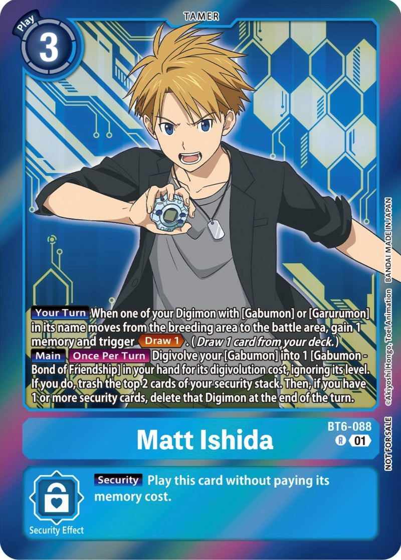 Matt Ishida [BT6-088] (Paquete de Eventos 5) [Promos Doble Diamante]