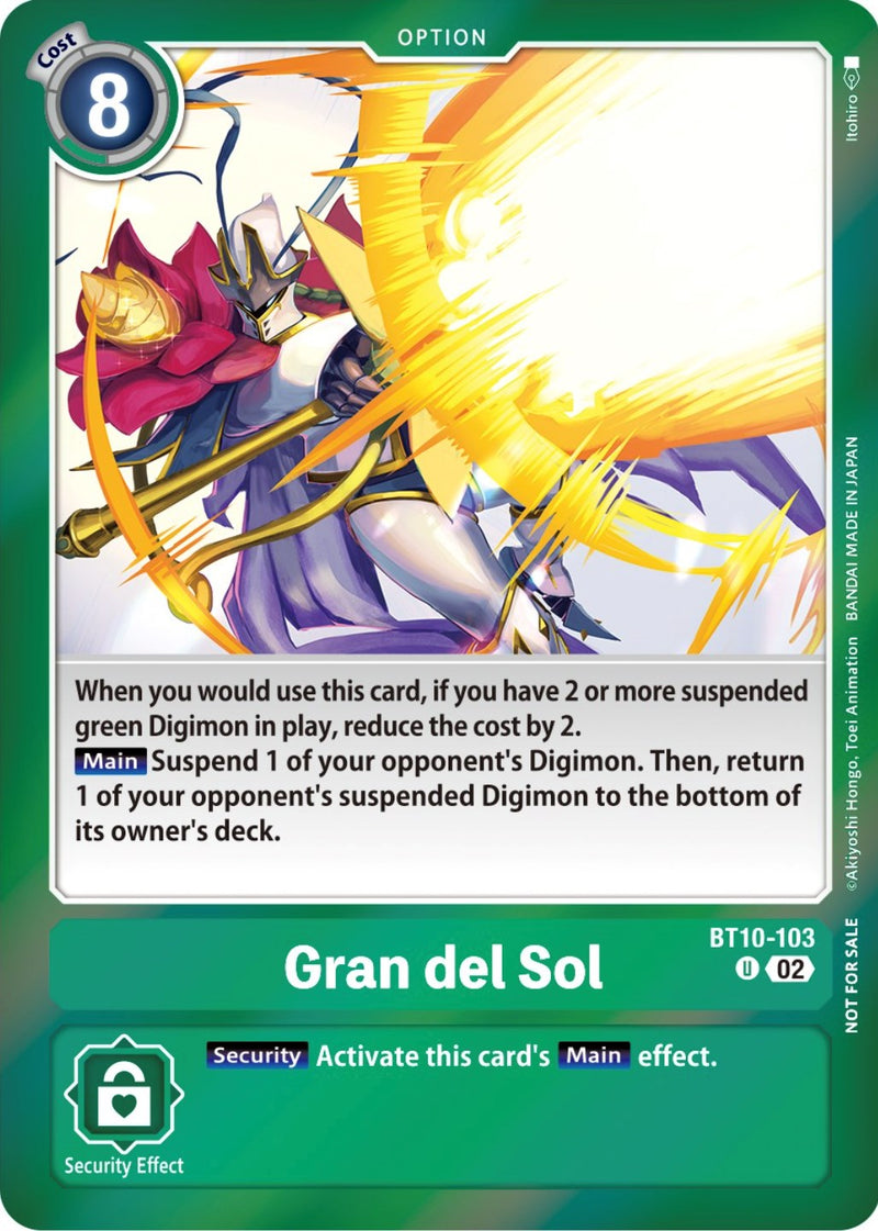 Gran del Sol [BT10-103] (Paquete de Evento 5) [Promocionales de Encuentro Xros]