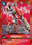 Shoutmon [BT10-008] (Paquete de Evento 5) [Promociones de Xros Encounter]