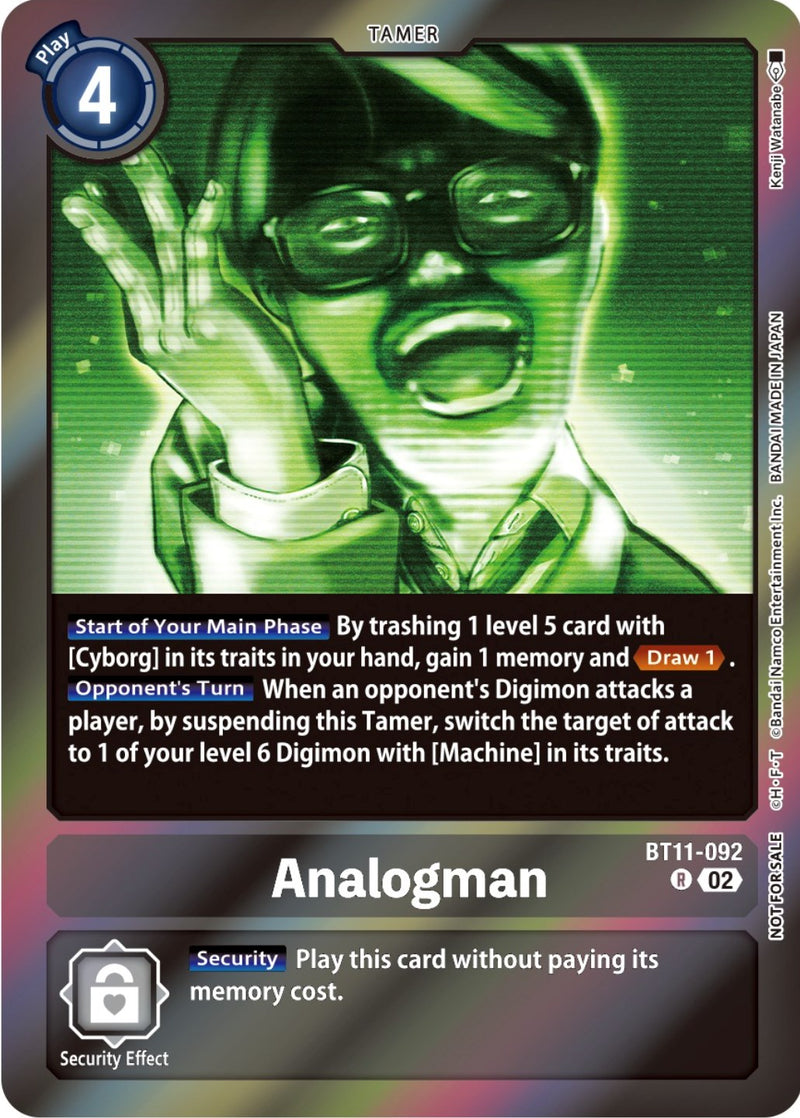 Analogman [BT11-092] (Paquete de evento 5) [Promos de fase dimensional]