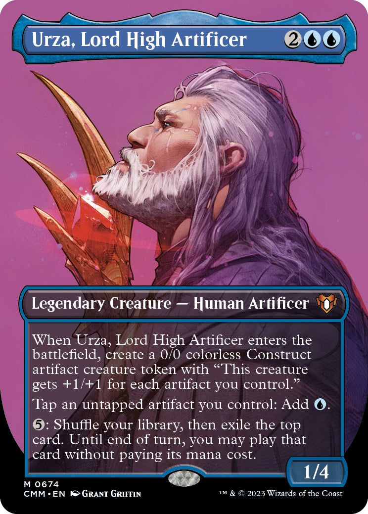 Urza, seigneur grand artificier (Profil sans bordure) [Commander Masters]