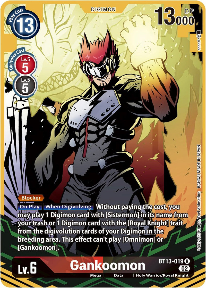 Gankoomon [BT13-019] (Arte alternativo) [Versus Royal Knights Booster]